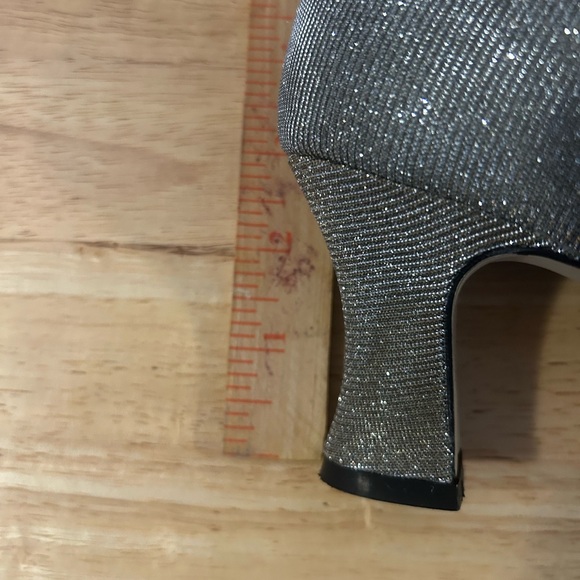 Pierre Dumas Women's Sparkling Heels - Silver - Picture 3 of 5